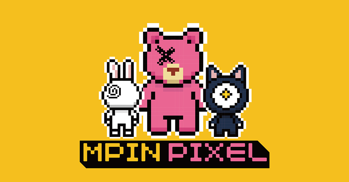 MPIN Toys building blocks collectible IP characters displayed as creative desk toys