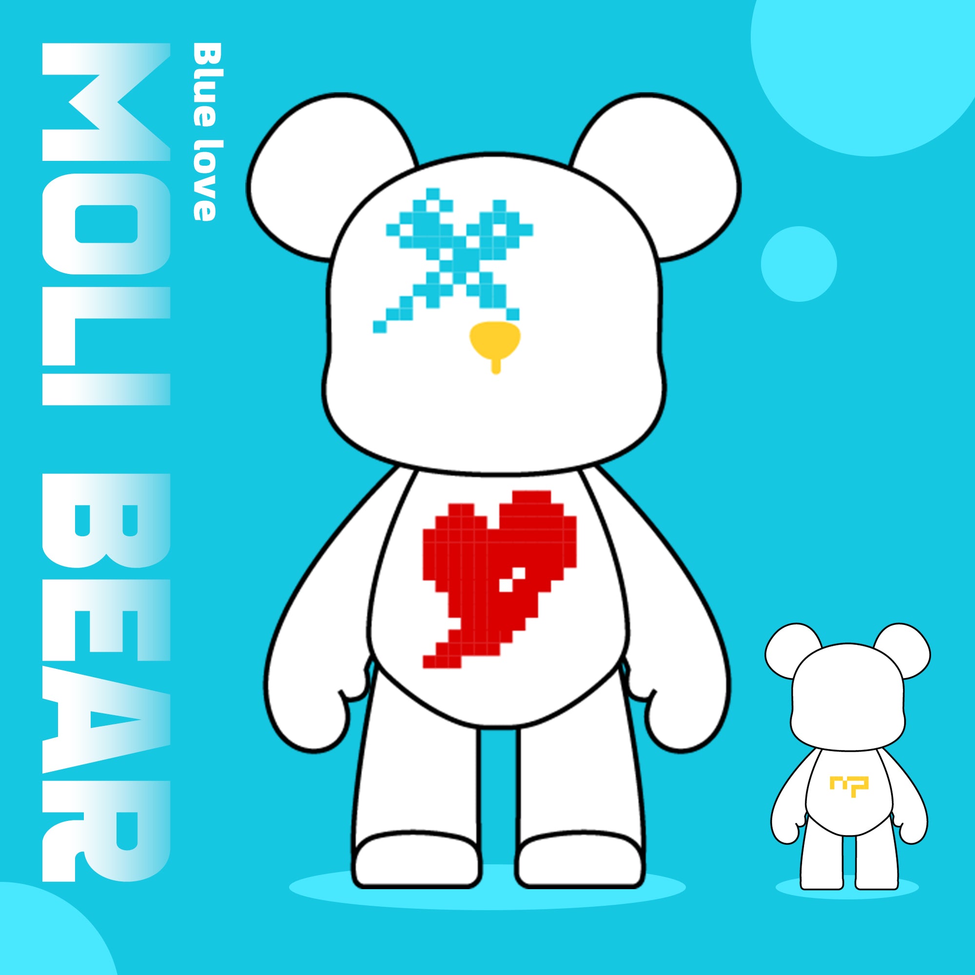 Blue Love Bear