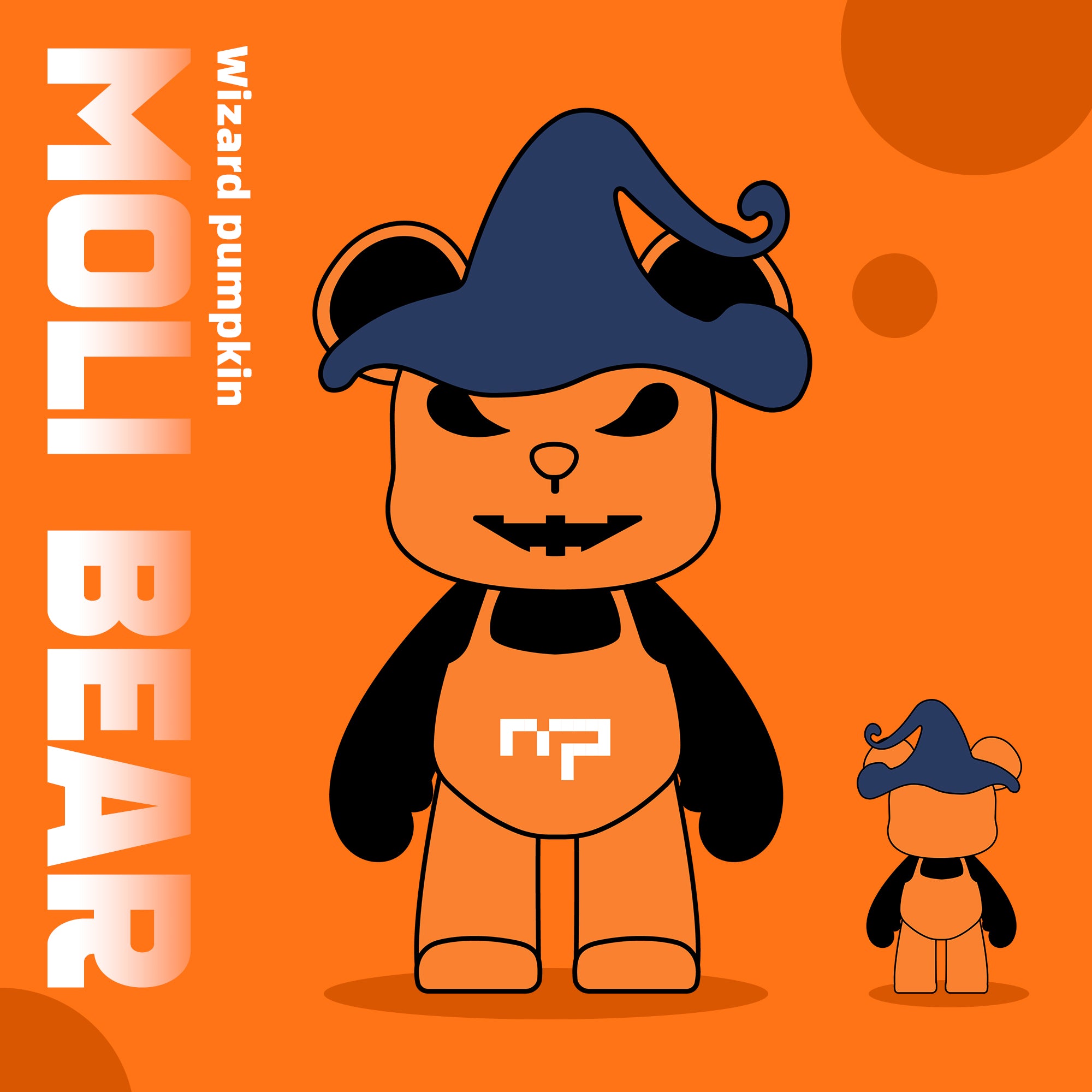 Wizard Pumpkin Bear