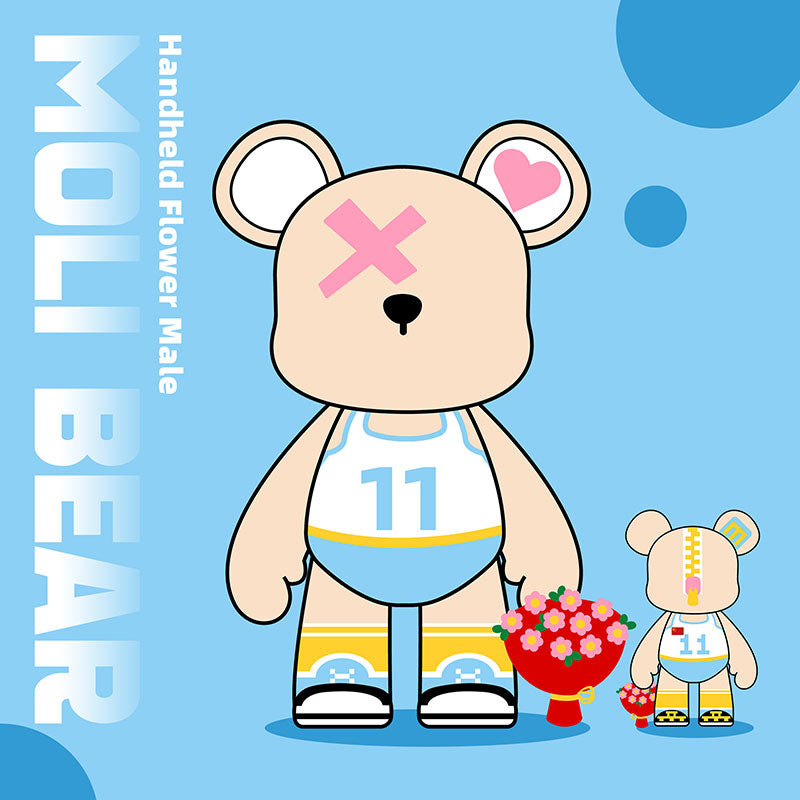 Handheld Flower Male Bear