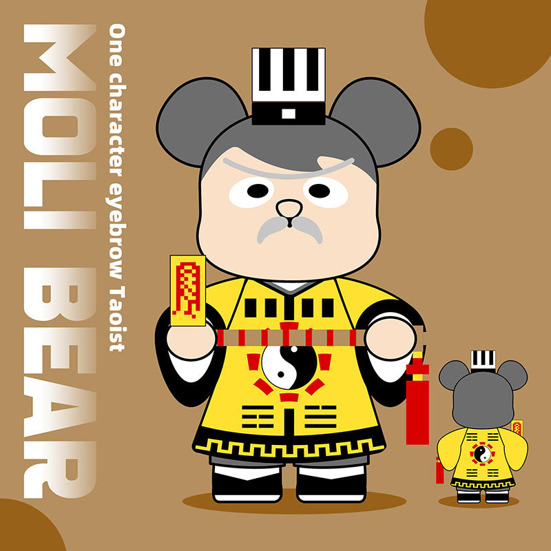 One Character Eyebrow Taoist Bear