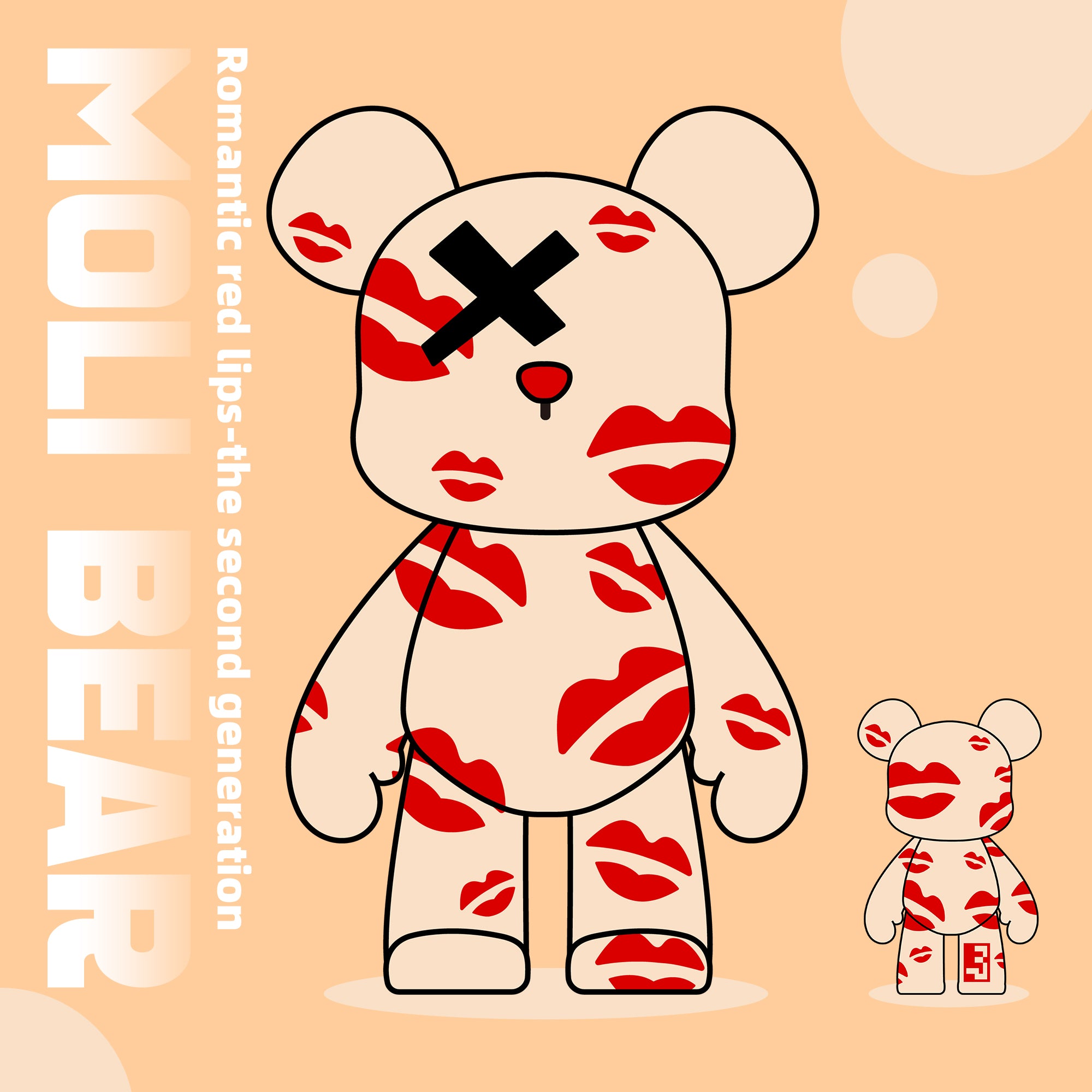 Romantic red lips-the second generation Bear-thumbmail-1