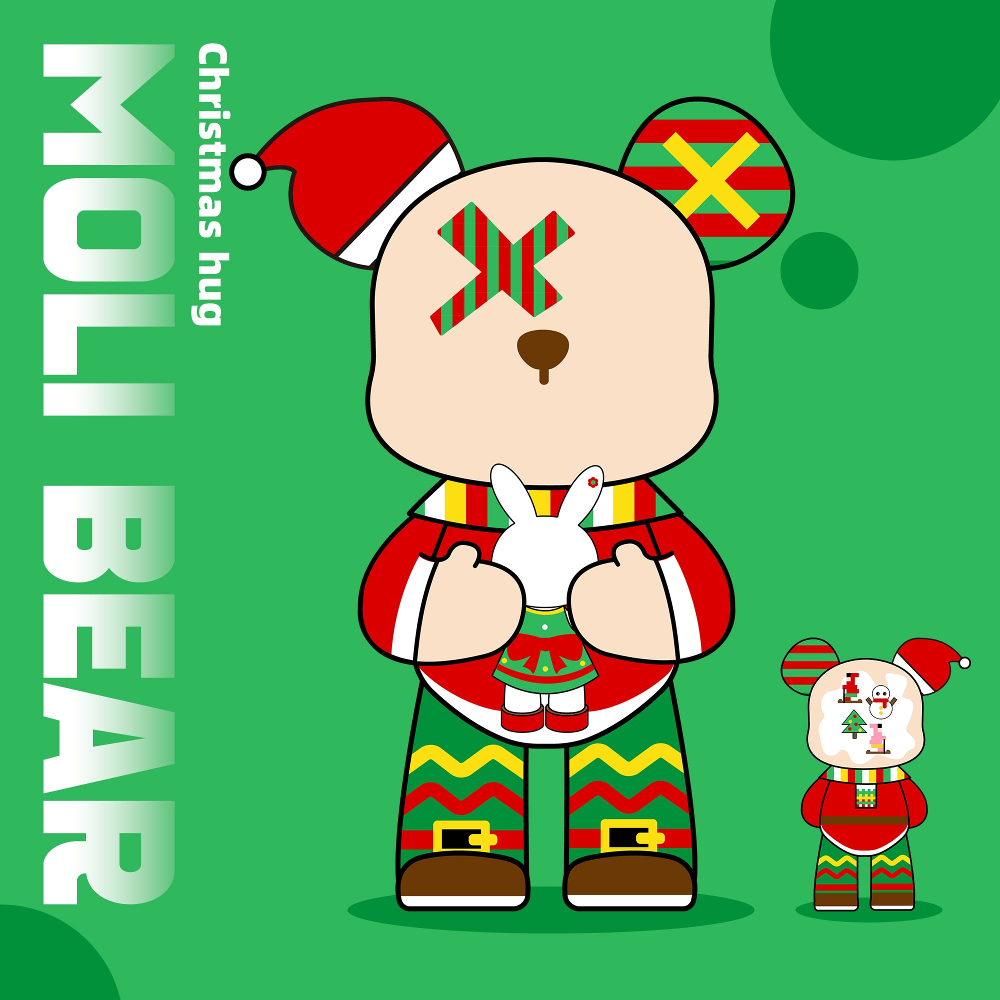 Christmas hug Bear