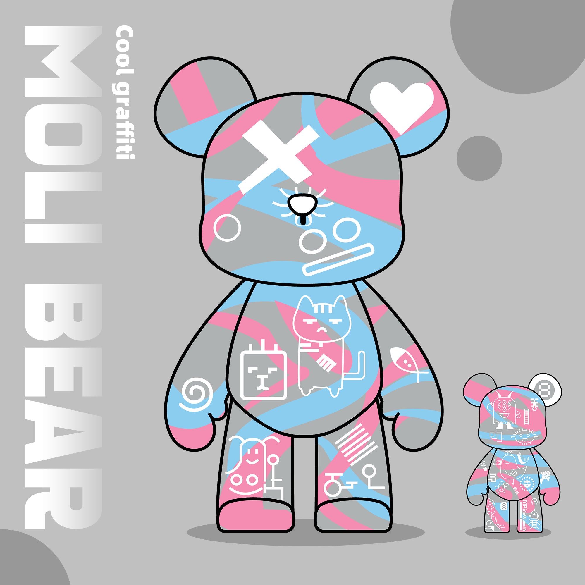 Cool graffiti Bear