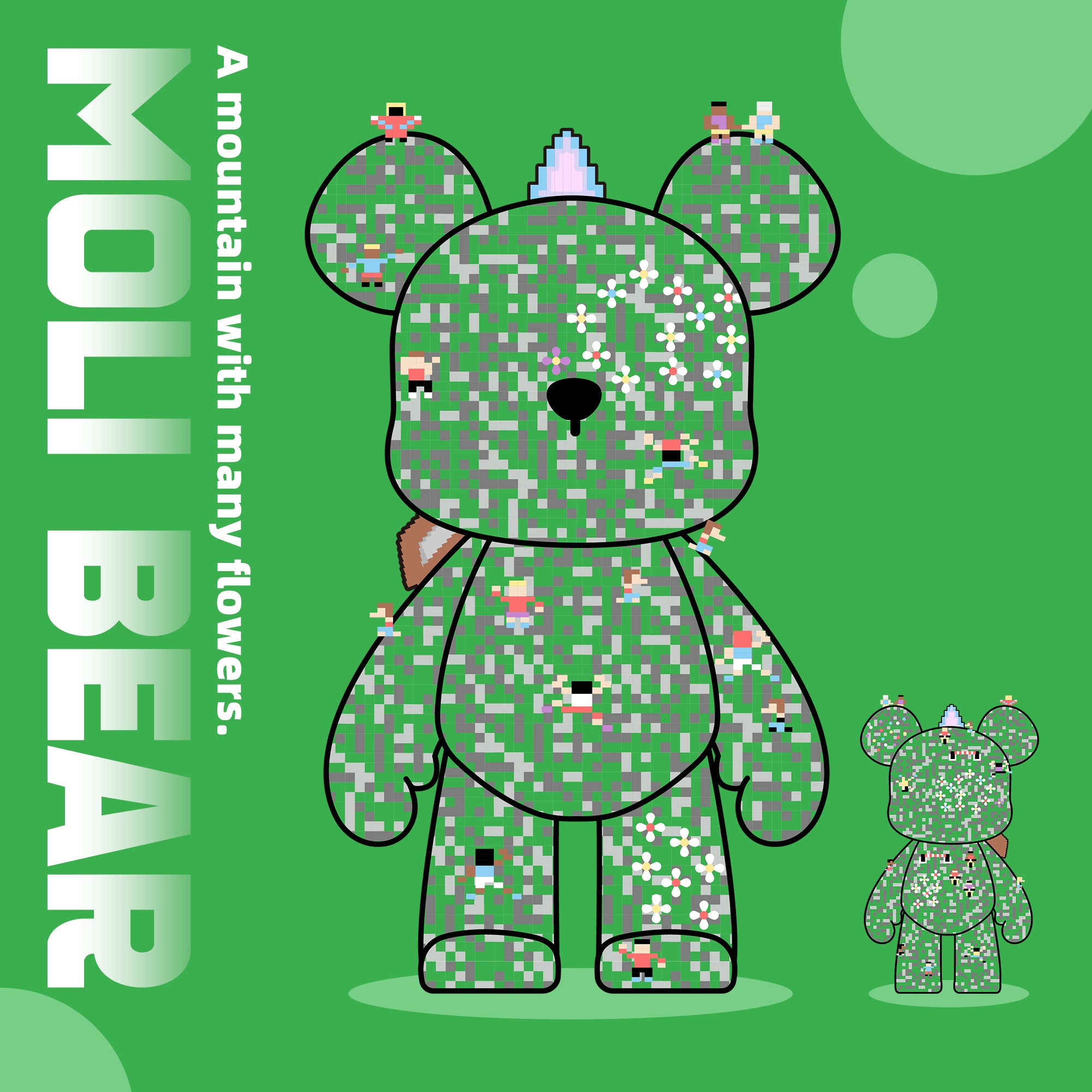 A mountain with many flowers Bear-thumbmail-1