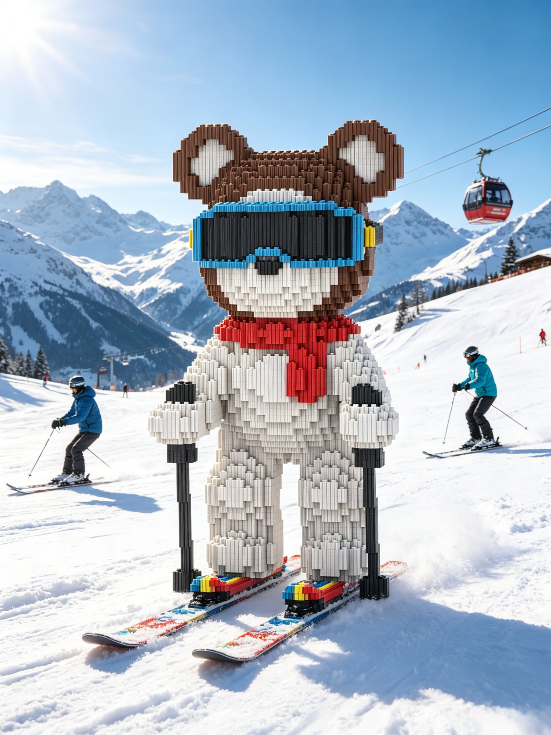 Skiing Teenager Bear-thumbmail-3