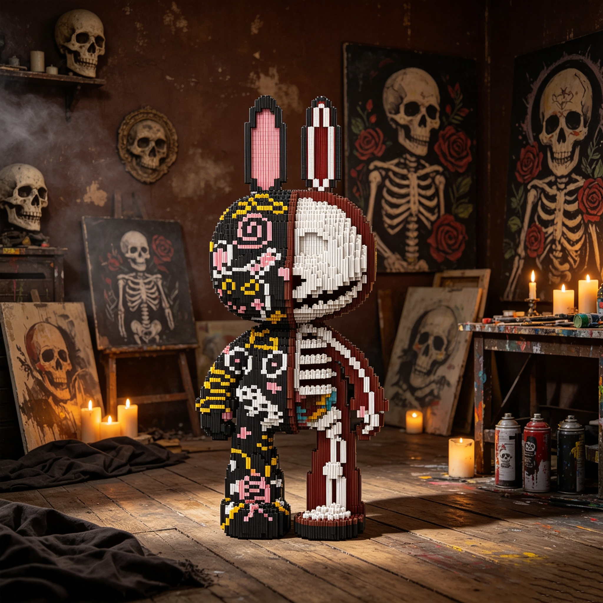 Semi-anatomical Graffiti Rabbit-thumbmail-3