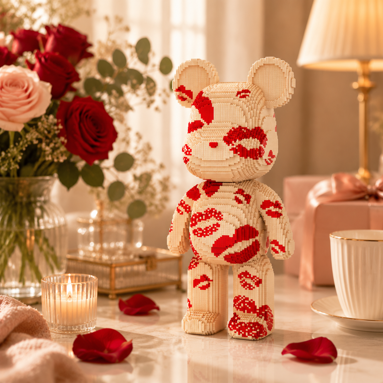 Romantic red lips-the second generation Bear-thumbmail-3