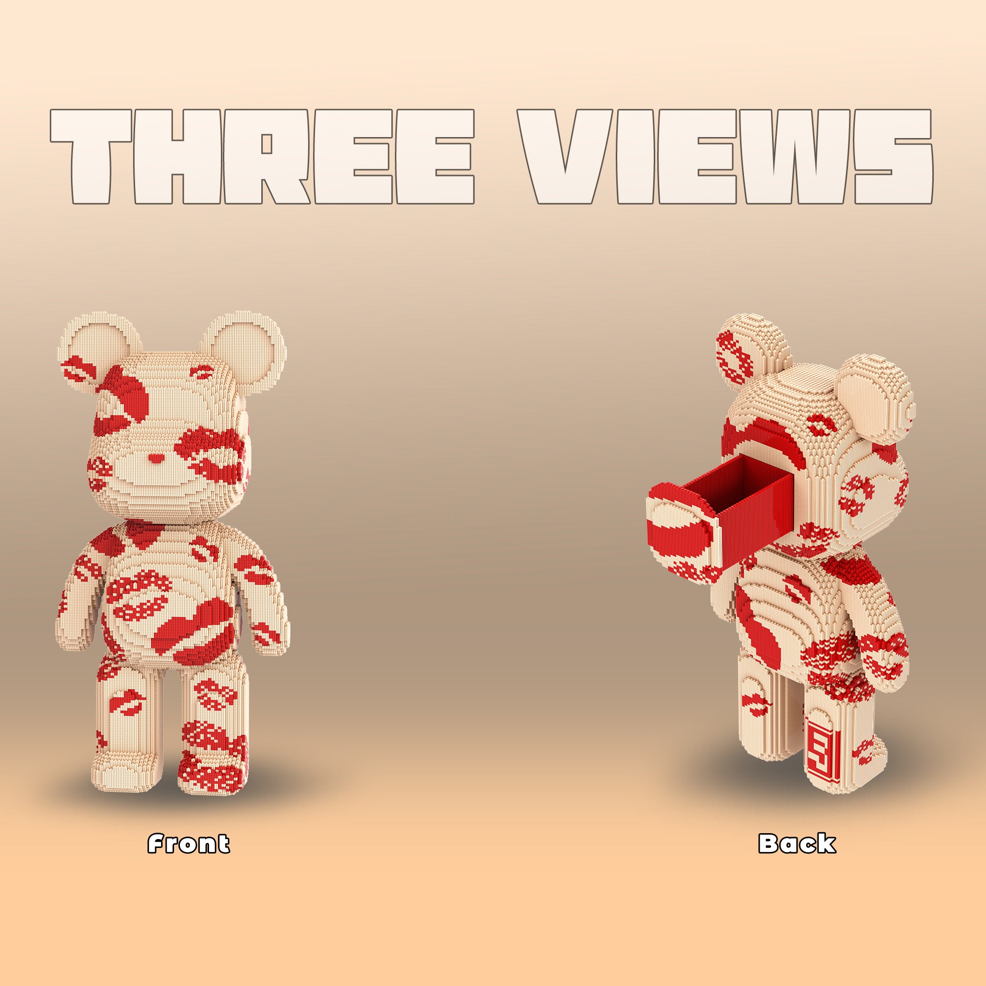 Romantic red lips-the second generation Bear-thumbmail-2