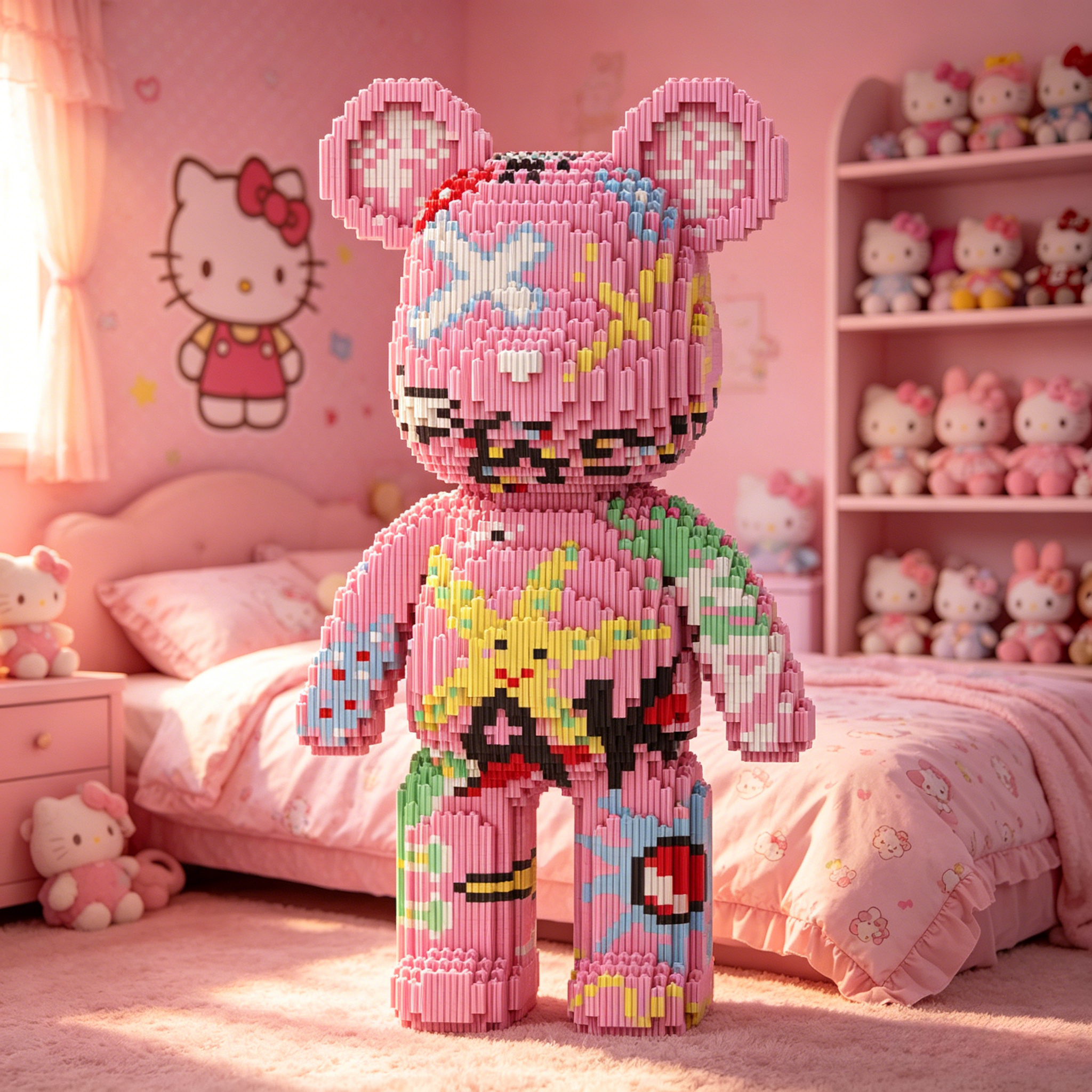 Pink Graffiti Bear-thumbmail-3