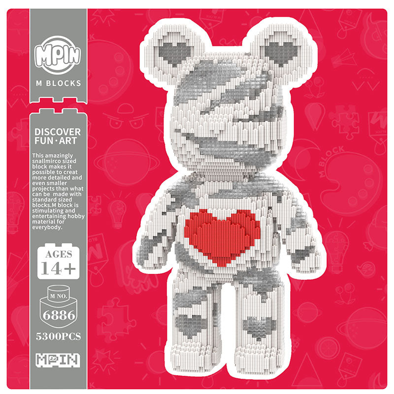 White Bear With Red Hear-thumbmail-3