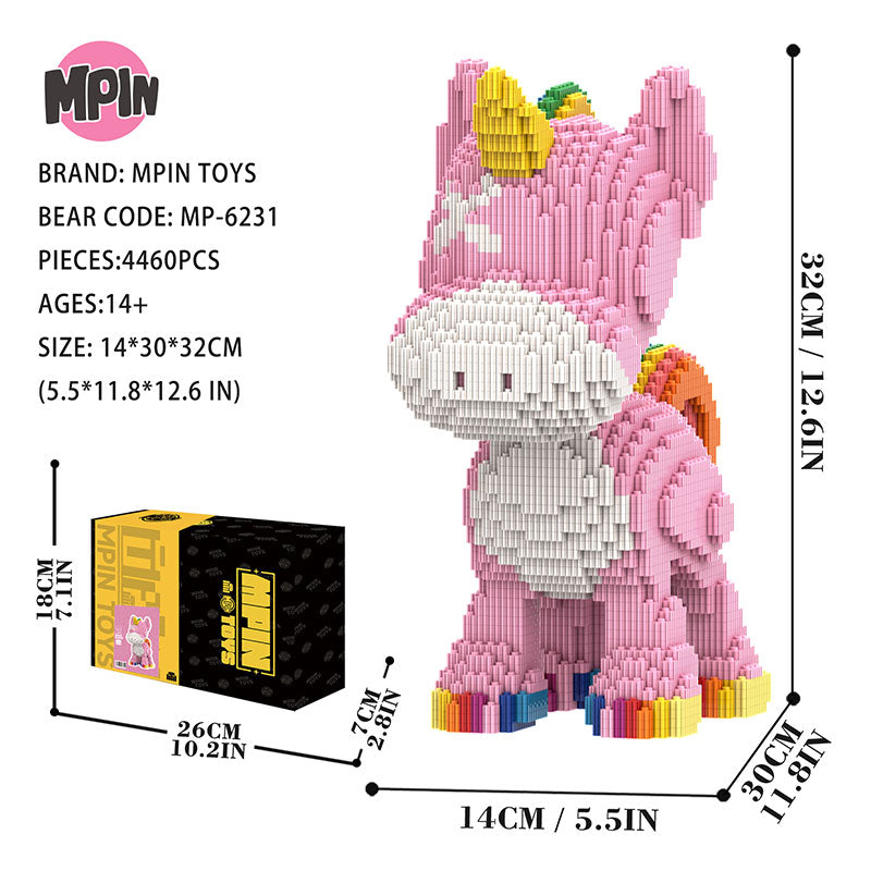 Vibrant Pink Mini Donkey-thumbmail-4