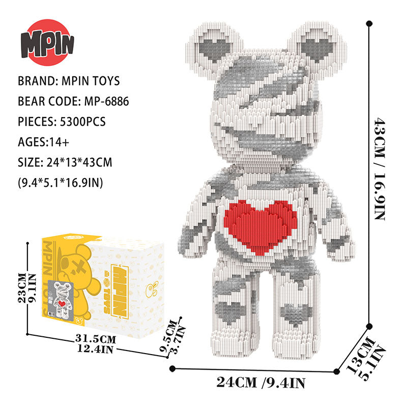White Bear With Red Hear-thumbmail-4