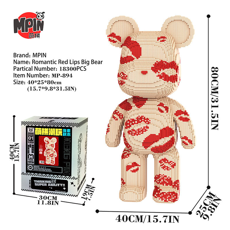 Romantic red lips-the second generation Bear-thumbmail-3