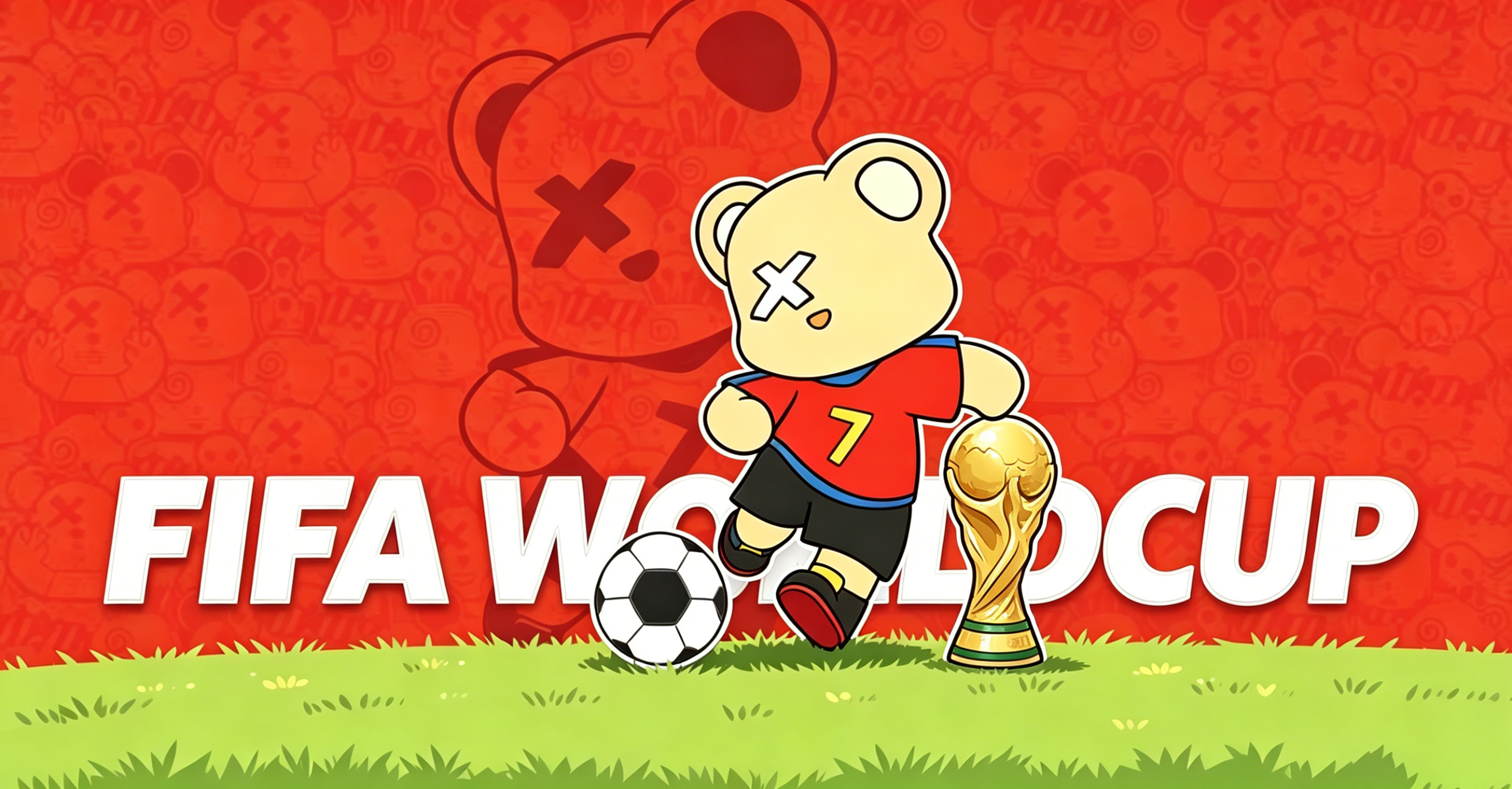 World Cup cartoon bear