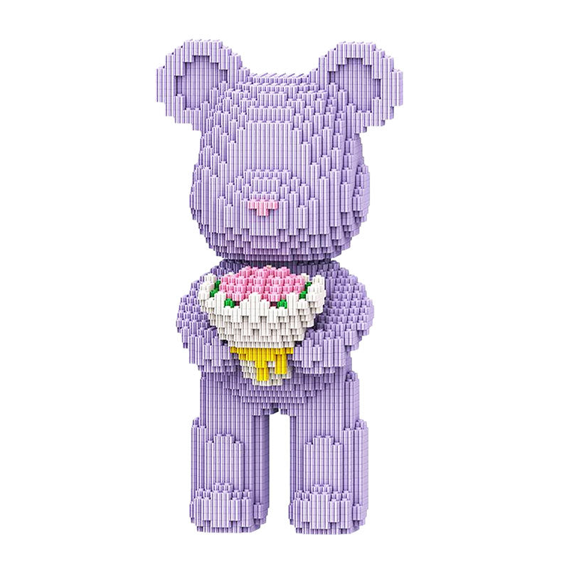 Purple bouquet Bear-thumbmail-6
