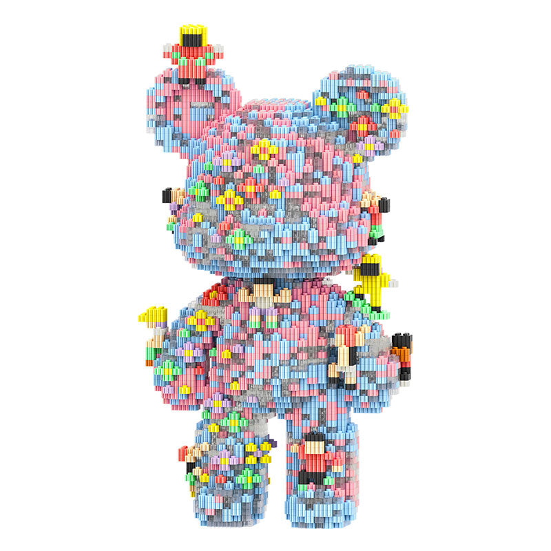 Pink-a mountain with flowers Bear-thumbmail-4