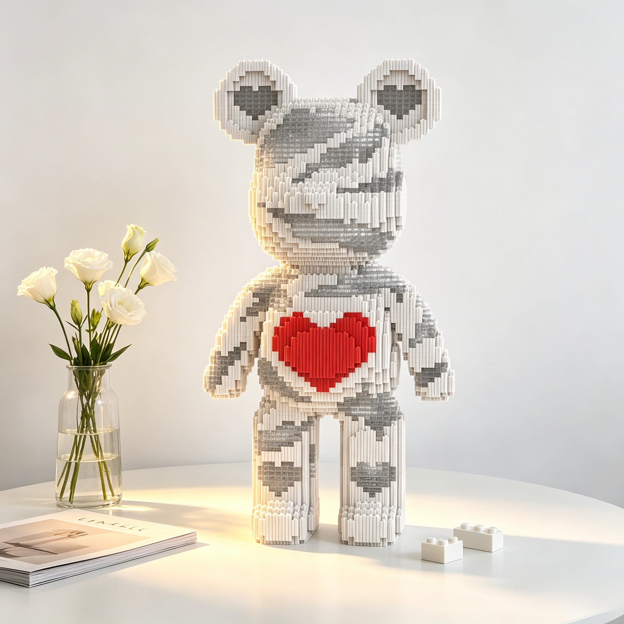 White Bear With Red Hear-thumbmail-5