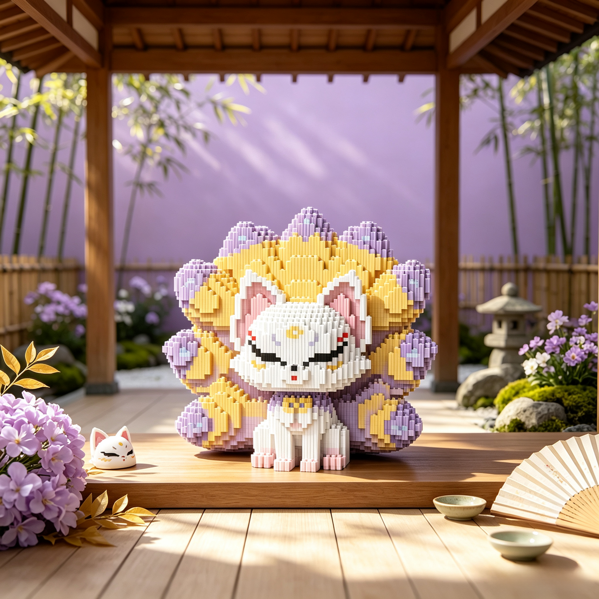 Golden-Yellow Nine-Tailed Fox-thumbmail-2
