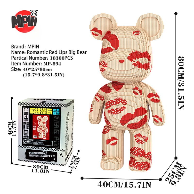 Romantic red lips-the second generation Bear-thumbmail-4